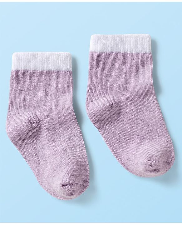 Cute Walk by Babyhug Ankle Length Anti-Bacterial Striped Socks with Polka Dot & Star Design Pack of 5 - Multicolor
