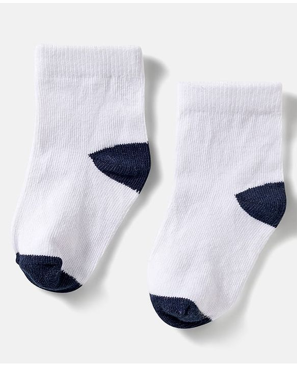 Cute Walk by Babyhug Ankle Length Anti-Bacterial Striped Socks with Star Design Pack of 5 - Multicolor