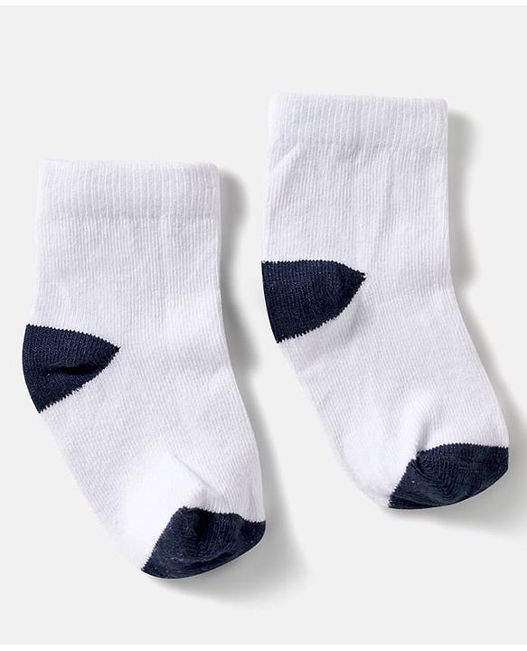 Cute Walk by Babyhug Ankle Length Anti-Bacterial Striped Socks with Star Design Pack of 5 - Multicolor