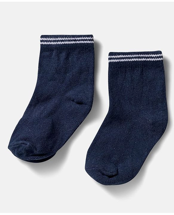 Cute Walk by Babyhug Ankle Length Anti-Bacterial Striped Socks with Star Design Pack of 5 - Multicolor