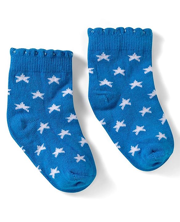 Cute Walk by Babyhug Ankle Length Anti-Bacterial Striped Socks with Polka Dot & Star Design Pack of 5 - Multicolor