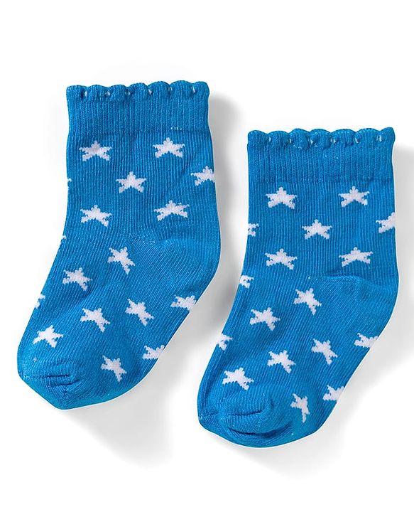 Cute Walk by Babyhug Ankle Length Anti-Bacterial Striped Socks with Polka Dot & Star Design Pack of 5 - Multicolor