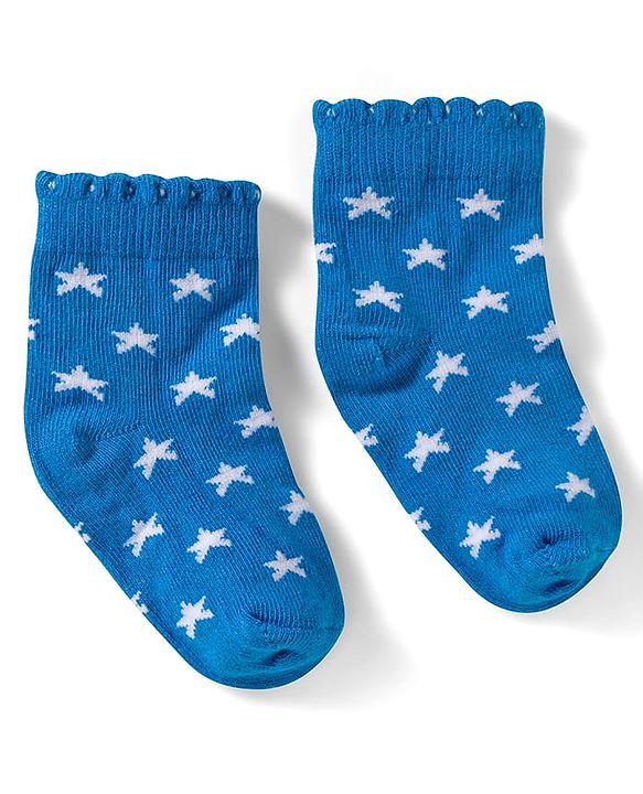 Cute Walk by Babyhug Ankle Length Anti-Bacterial Striped Socks with Polka Dot & Star Design Pack of 5 - Multicolor