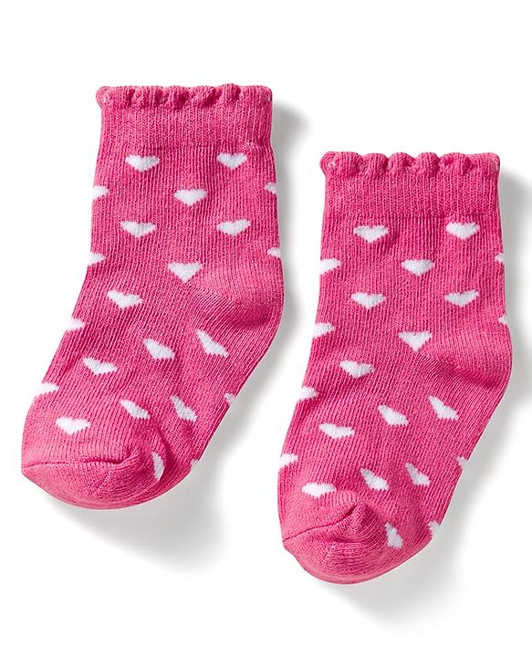 Cute Walk by Babyhug Ankle Length Anti-Bacterial Striped Socks with Polka Dot & Star Design Pack of 5 - Multicolor