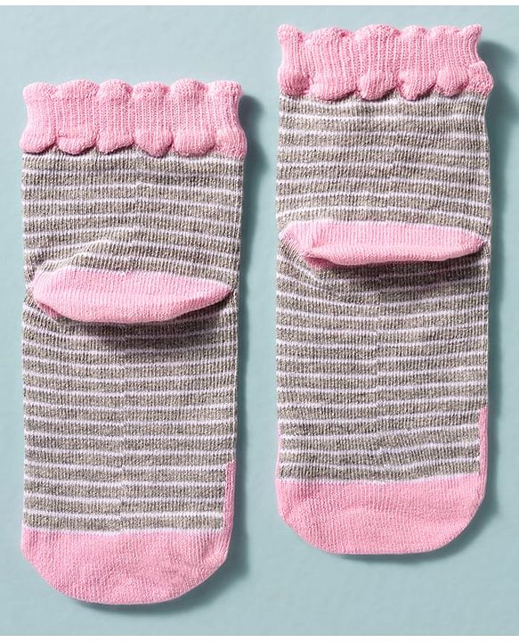 Cute Walk by Babyhug Ankle Length Anti Bacterial Socks With Animal Deign Pack of 3 - Multicolour