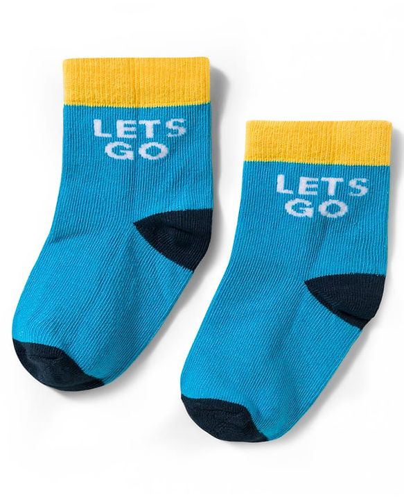 Cute Walk by Babyhug Non Terry Knit Ankle Length Anti Bacterial Socks With Stripes & Vehicles Design Pack of 5 - Mutlicolour