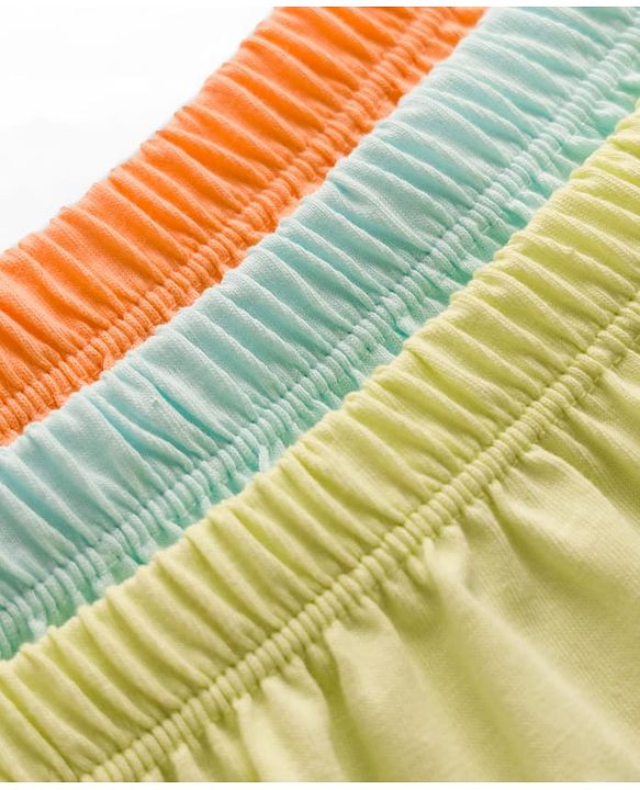 Babyhug 100% Cotton Knit Tropical Theme Printed Bloomers Pack Of 3 - Multicolour