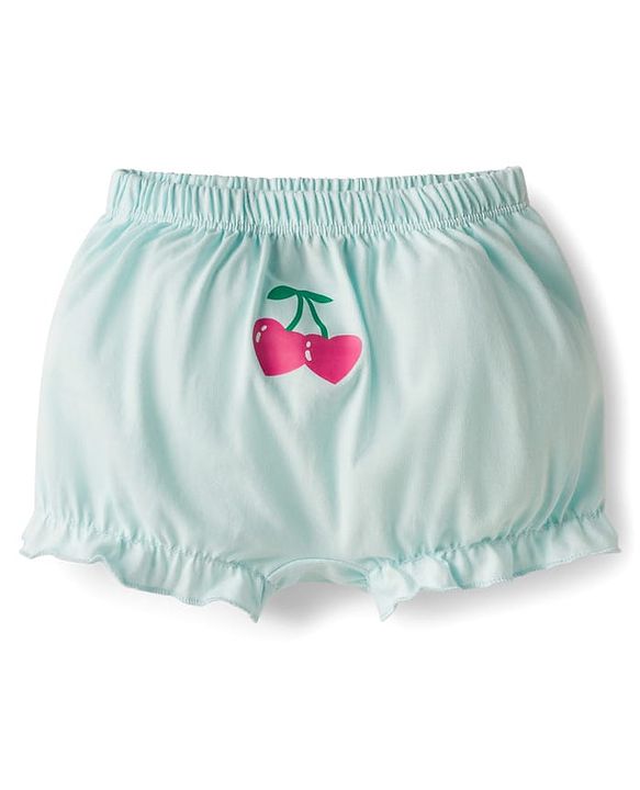 Babyhug 100% Cotton Knit Tropical Theme Printed Bloomers Pack Of 3 - Multicolour