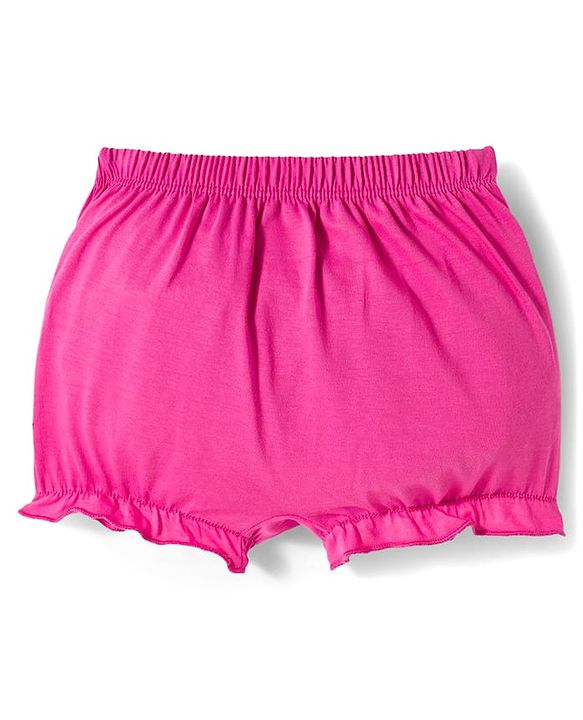 Babyhug 100% Cotton Knit Bloomers With Bunny & Deer Print Pack of 3 - Multicolor