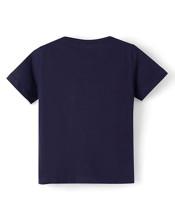 Babyhug Cotton Woven Half Sleeves Checks Shirt With Inner Tee - Blue