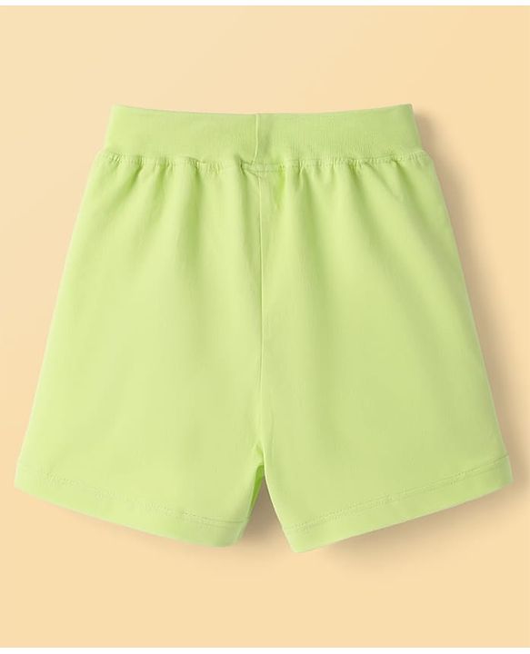 Babyhug Single Jersey Knit Mid Thigh Printed Shorts Pack of 2 - Multicolor