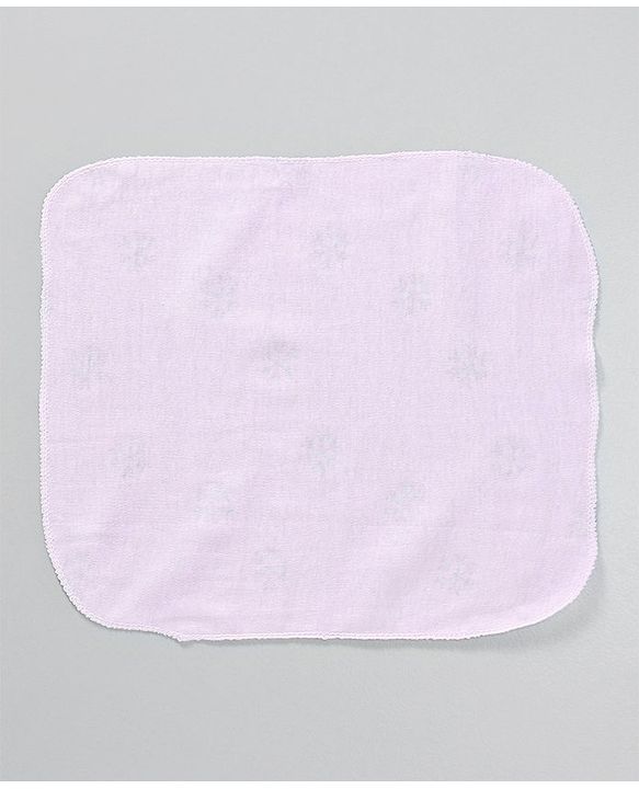Babyhug Wash Clothes Plain & Printed Multi Colour - Pack of 8