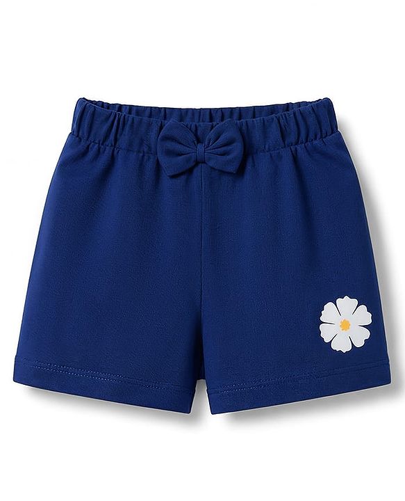 Babyhug Single Jersey Knit Mid Thigh Printed Shorts Pack of 3 - Multicolor