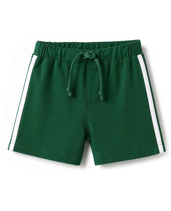 Babyhug Single Jersey Knit Mid Thigh Shorts With Vehicle Print Pack of 3 - Multicolor