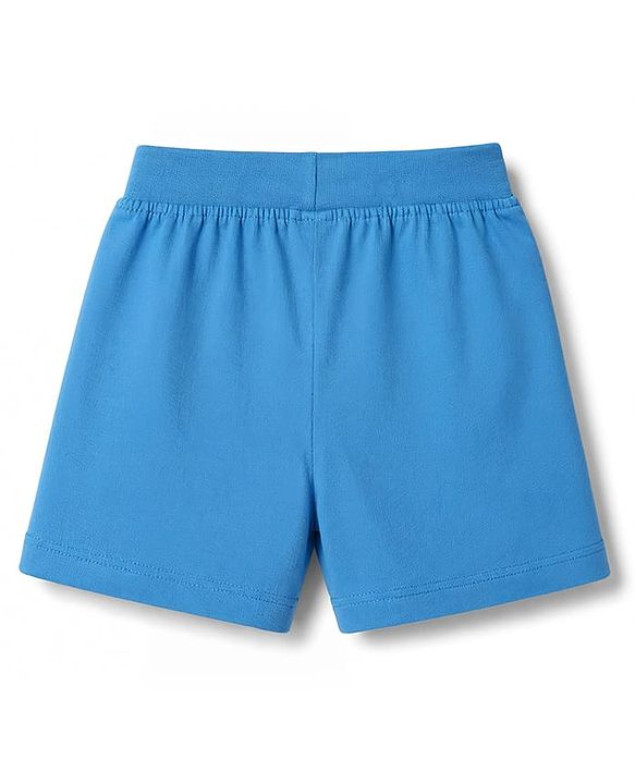 Babyhug Single Jersey Knit Mid Thigh Shorts With Vehicle Print Pack of 3 - Multicolor