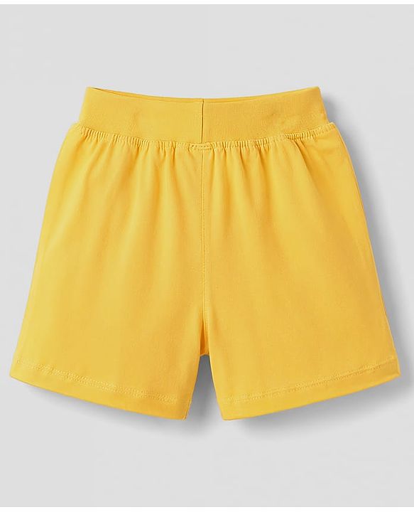 Babyhug Single Jersey Knit Mid Thigh Striped & Sea Life Printed Shorts Pack Of 3 - Multicolor