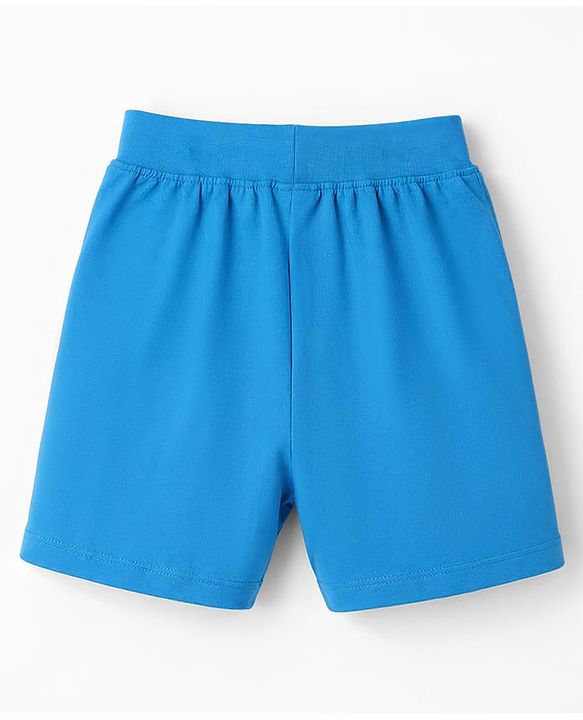 Babyhug Single Jersey Knit Mid Thigh Solid & Printed Shorts Pack of 3 - Multicolor