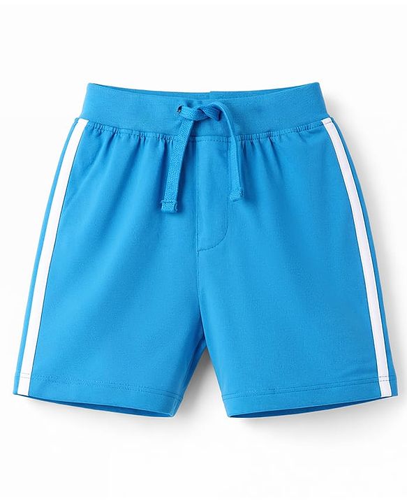 Babyhug Single Jersey Knit Mid Thigh Solid & Printed Shorts Pack of 3 - Multicolor