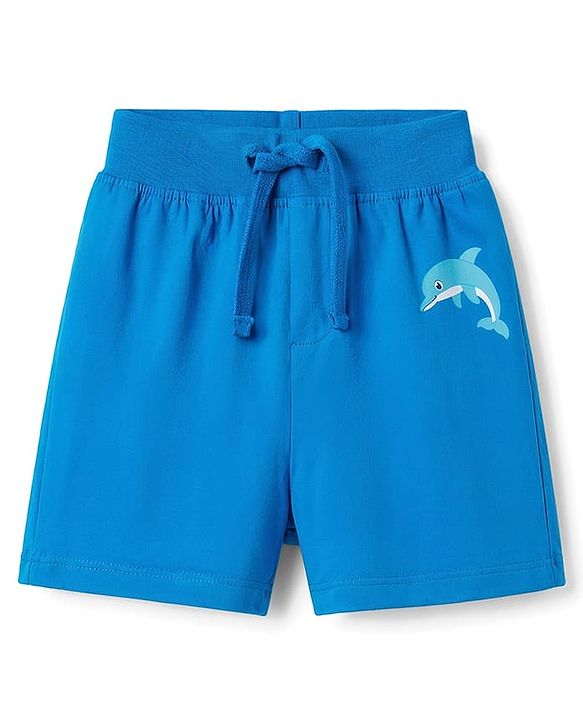 Babyhug Single Jersey Knit Mid Thigh Striped & Printed Shorts Pack of 3 - Multicolor