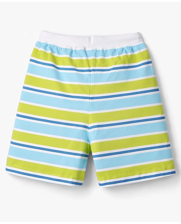 Babyhug Single Jersey Knit Mid Thigh Shorts with Dino Print Pack of 3 - Multicolor