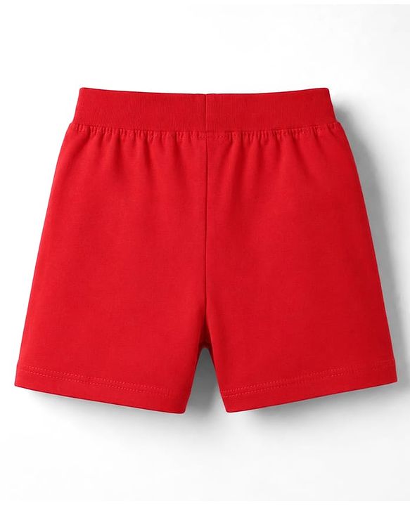 Babyhug Single Jersey Knit Mid Thigh Printed Shorts Pack of 3 - Multicolor