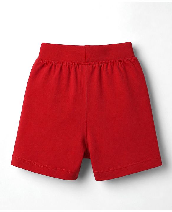 Babyhug Single Jersey Knit Mid Thigh Shorts with Animal Print Pack of 3 - Multicolor