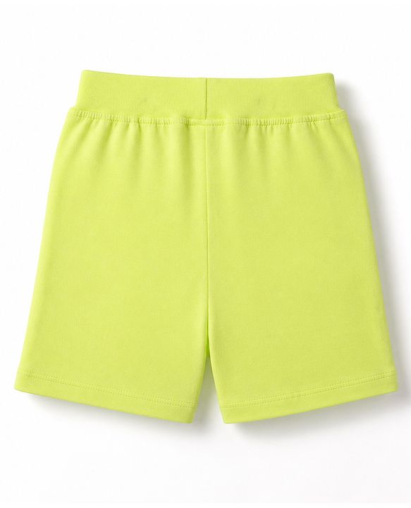 Babyhug Single Jersey Knit Mid Thigh Printed Shorts Pack of 3 - Multicolor