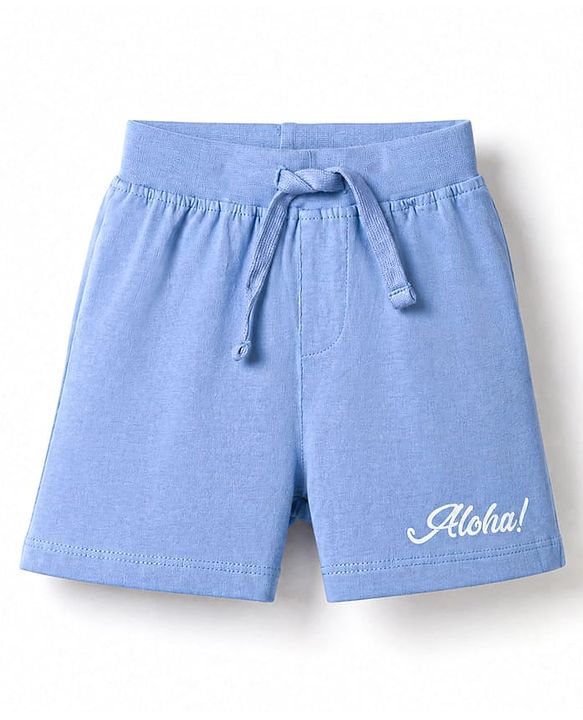 Babyhug Single Jersey Knit Mid Thigh Printed Shorts Pack of 3 - Multicolor