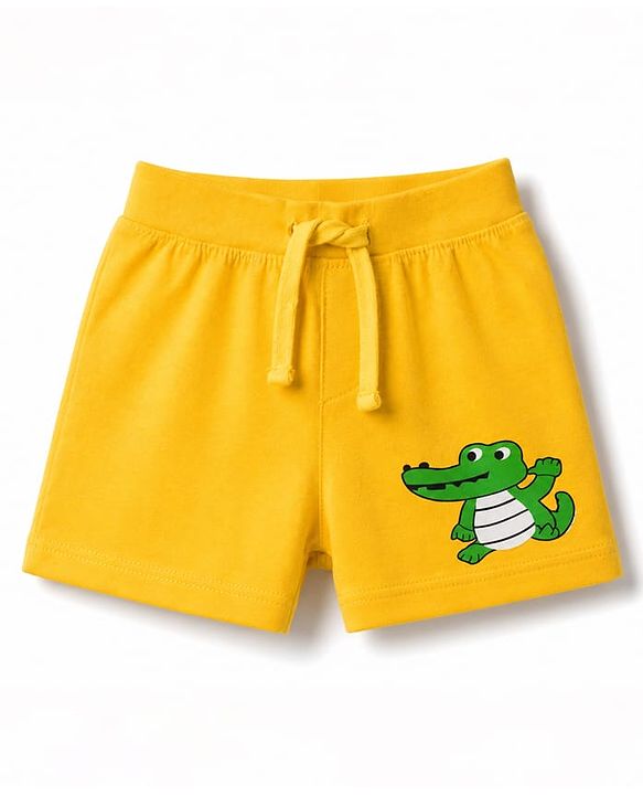 Babyhug Single Jersey Knit Mid Thigh Printed Shorts Pack of 3 - Multicolor