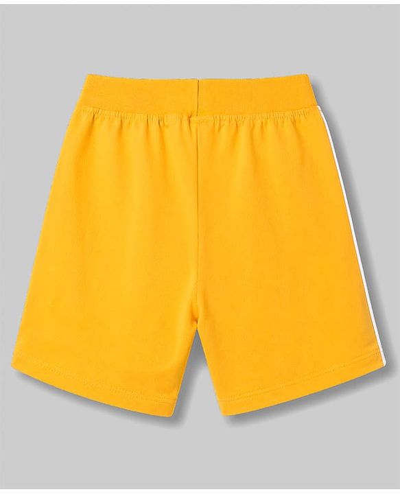 Babyhug Single Jersey Knit Mid Thigh Solid Shorts Pack Of 3 - Multicolor