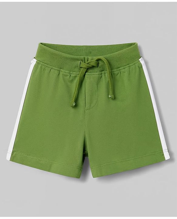 Babyhug Single Jersey Knit Mid Thigh Solid Shorts Pack Of 3 - Multicolor