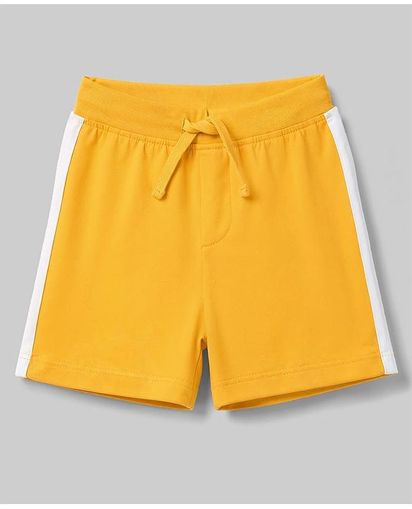 Babyhug Single Jersey Knit Mid Thigh Solid Shorts Pack Of 3 - Multicolor