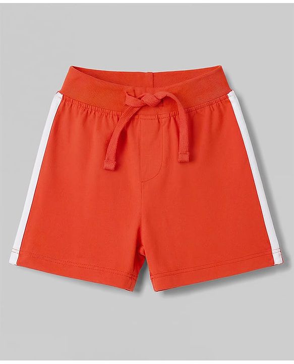 Babyhug Single Jersey Knit Mid Thigh Solid Shorts Pack Of 3 - Multicolor