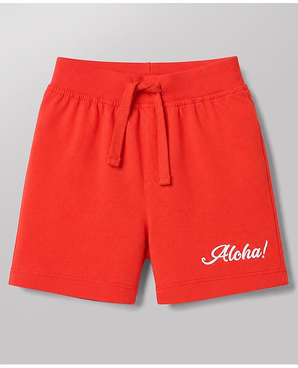 Babyhug 100% Cotton Single Jersey Knit Mid Thigh Printed Shorts Pack of 5 - Multicolor