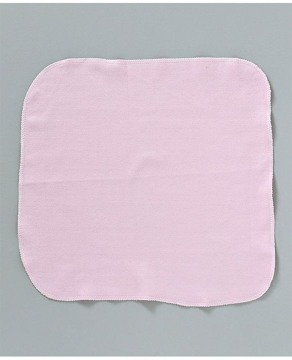Babyhug Wash Clothes Plain & Printed Pack of 8 (Colour & Print May Vary)