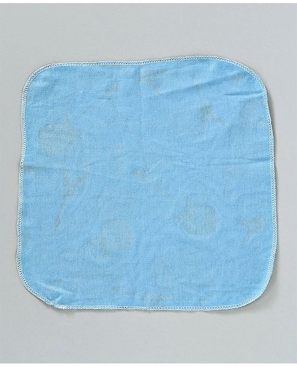 Babyhug Wash Clothes Plain & Printed Pack of 8 (Colour & Print May Vary)