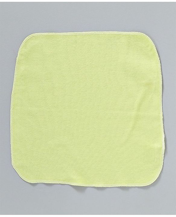 Babyhug Wash Clothes Plain & Printed Pack of 8 (Colour & Print May Vary)