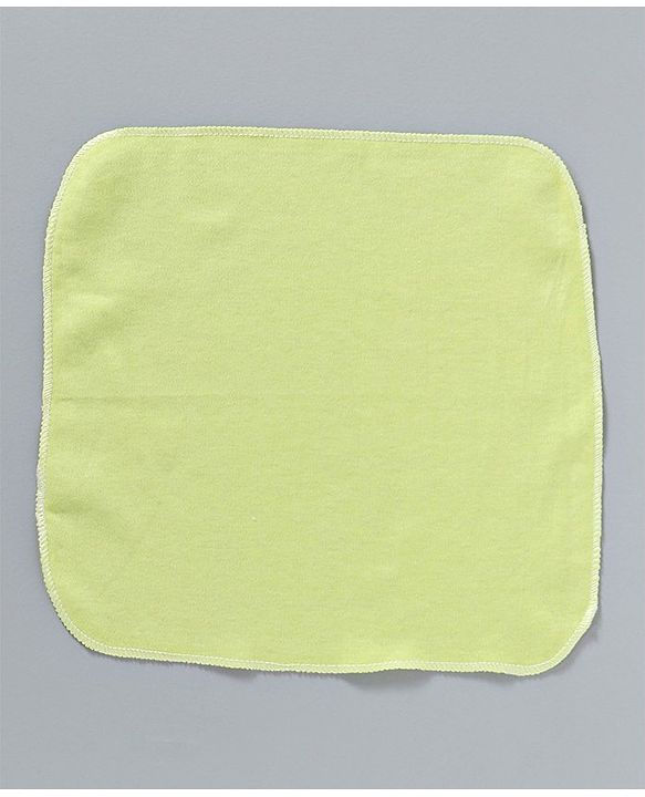 Babyhug Wash Clothes Plain & Printed Pack of 8 (Colour & Print May Vary)