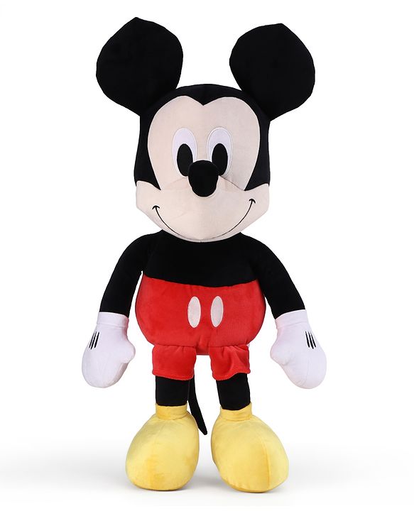 Babyhug Disney Mickey Mouse Soft Toy 50 cm| Premium Plush Stuffed Toy Super Soft & Washable Perfect for Cuddle & Gifting Imaginative Play Sleep Companion for Kids BIS Certified| Home & Car Décor