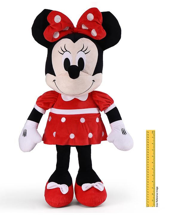 Babyhug Disney Minnie Mouse Soft Toy 50 cm Premium Plush Stuffed Toy Super Soft & Washable Perfect for Cuddle & Gifting Imaginative Play Sleep Companion for Kids BIS Certified Home & Car Décor