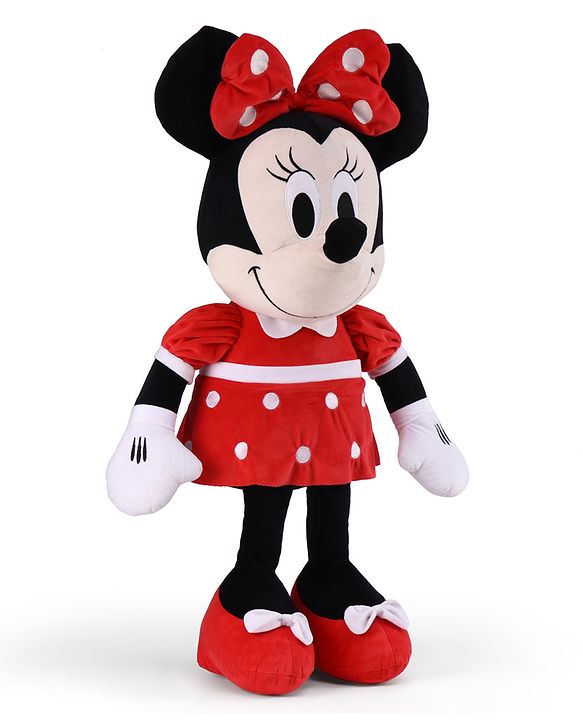 Babyhug Disney Minnie Mouse Soft Toy 50 cm Premium Plush Stuffed Toy Super Soft & Washable Perfect for Cuddle & Gifting Imaginative Play Sleep Companion for Kids BIS Certified Home & Car Décor