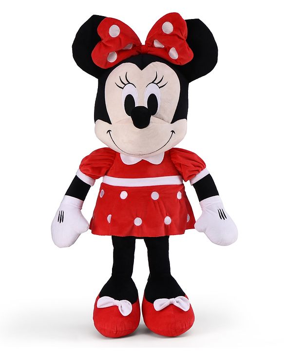 Babyhug Disney Minnie Mouse Soft Toy 50 cm Premium Plush Stuffed Toy Super Soft & Washable Perfect for Cuddle & Gifting Imaginative Play Sleep Companion for Kids BIS Certified Home & Car Décor