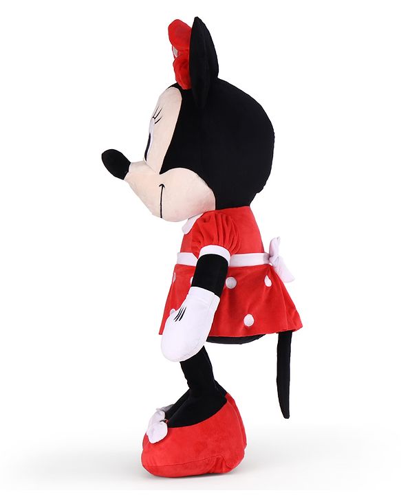 Babyhug Disney Minnie Mouse Soft Toy 50 cm Premium Plush Stuffed Toy Super Soft & Washable Perfect for Cuddle & Gifting Imaginative Play Sleep Companion for Kids BIS Certified Home & Car Décor