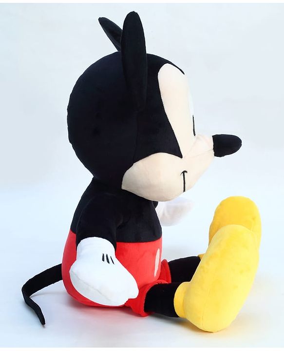 Babyhug Disney Mickey Mouse Soft Toy| Premium Plush Stuffed Toy for Kids| Super Soft & Washable| Perfect for Gifting, Imaginative Play & Emotional Development| Cuddly Toy| BIS Certified - Height 28 cm