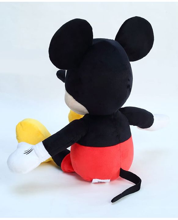 Babyhug Disney Mickey Mouse Soft Toy| Premium Plush Stuffed Toy for Kids| Super Soft & Washable| Perfect for Gifting, Imaginative Play & Emotional Development| Cuddly Toy| BIS Certified - Height 28 cm
