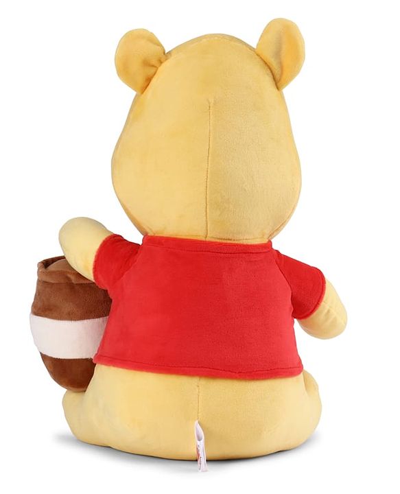 Babyhug Disney Winnie the Pooh Soft Toy 35 cm Premium Plush Stuffed Cuddly Toy Super Soft & Washable Perfect for Gifting, Imaginative Play & Emotional Development BIS Certified Home & Car Decor