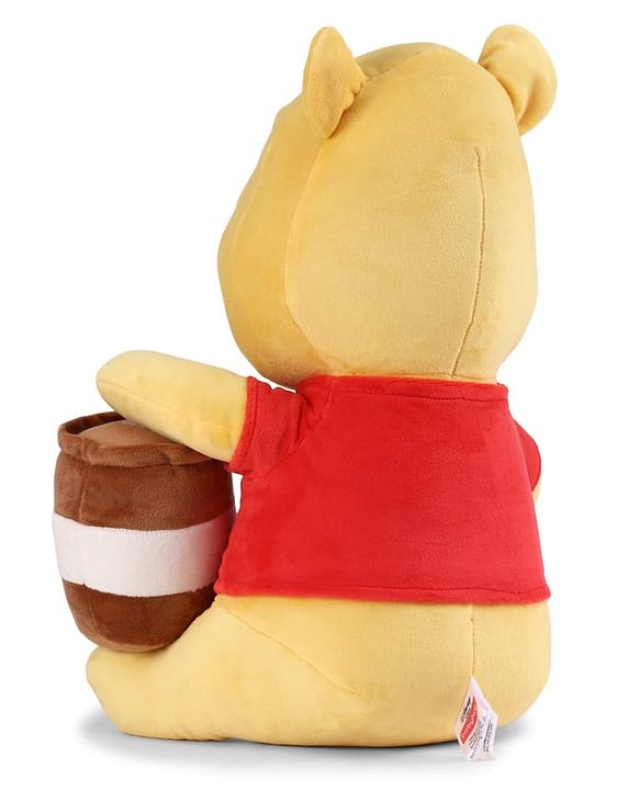 Babyhug Disney Winnie the Pooh Soft Toy 35 cm Premium Plush Stuffed Cuddly Toy Super Soft & Washable Perfect for Gifting, Imaginative Play & Emotional Development BIS Certified Home & Car Decor