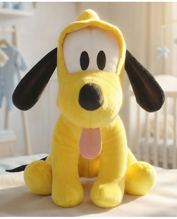 Babyhug Disney Pluto Soft Toy 35 cm| Premium Plush Stuffed Toy for Kids| Super Soft & Washable| Perfect for Gifting| Imaginative Play & Emotional Development| Cuddly Toy| BIS Certified