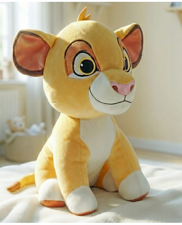 Babyhug Disney Simba Soft Toy 35 cm| Premium Plush Stuffed Toy for Kids| Super Soft & Washable| Perfect for Gifting| Imaginative Play & Emotional Development| Cuddly Toy| BIS Certified
