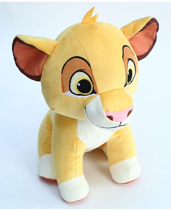 Babyhug Disney Simba Soft Toy 35 cm| Premium Plush Stuffed Toy for Kids| Super Soft & Washable| Perfect for Gifting| Imaginative Play & Emotional Development| Cuddly Toy| BIS Certified
